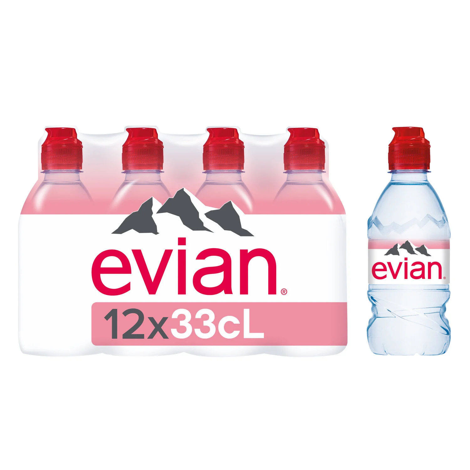 1 Evian Pack 12 x 33cl