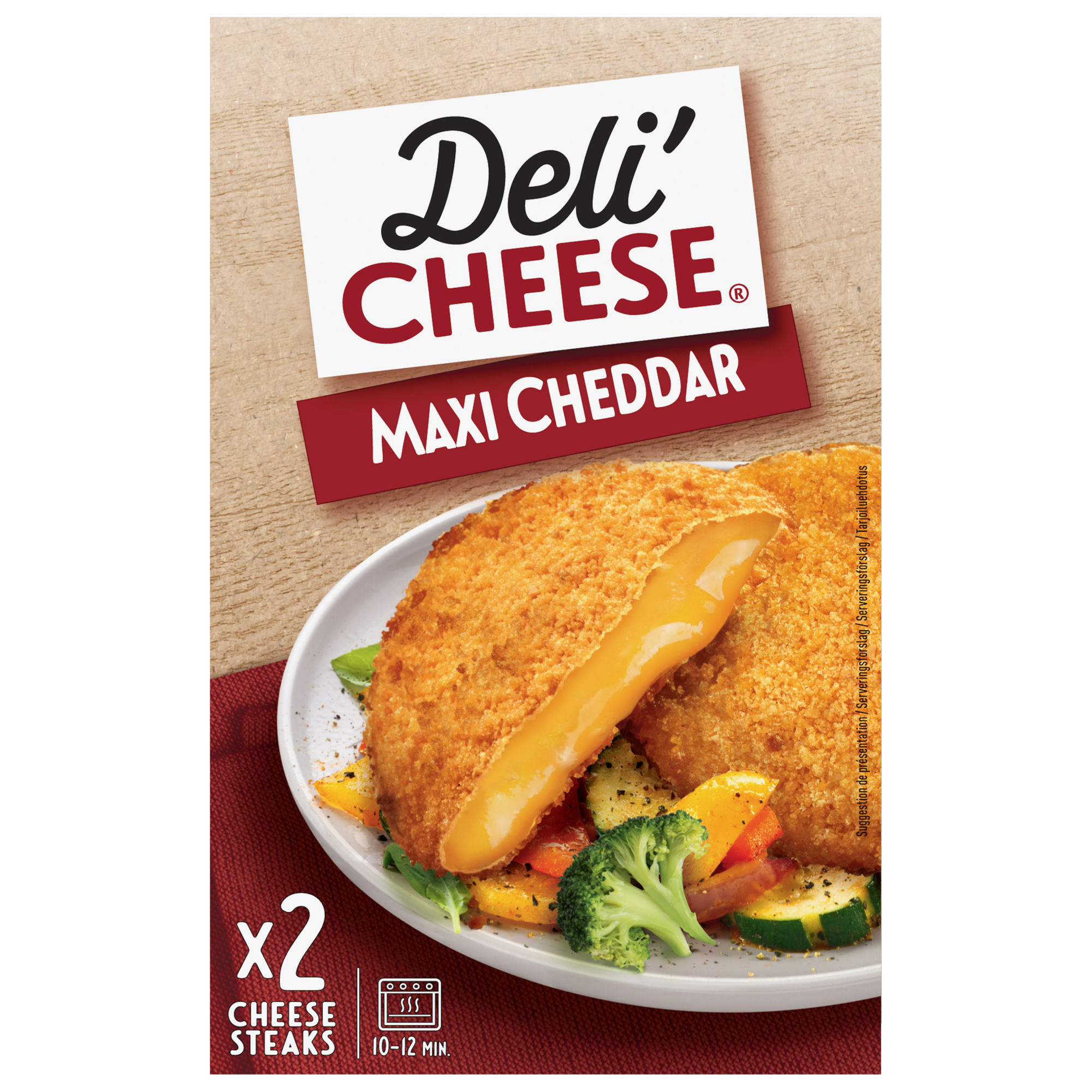 Pané Maxi Cheddar Deli'cheese